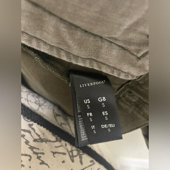 Liverpool Olive Green Denim Jacket - Picture 10 of 12